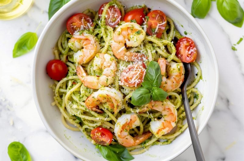 Pesto Shrimp Pasta