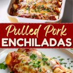 Pulled pork enchiladas