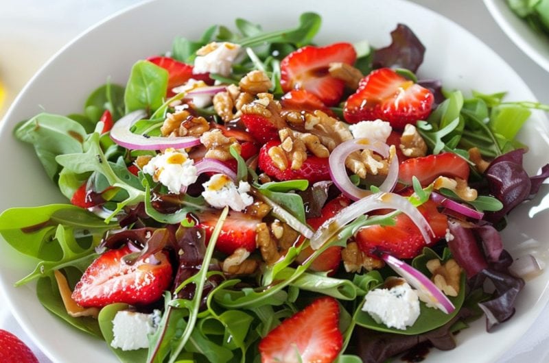 Strawberry Goat Cheese Salad