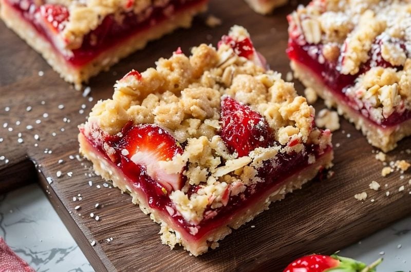 Strawberry Pie Bars