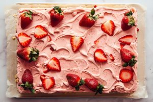 Strawberry Sheet Cake