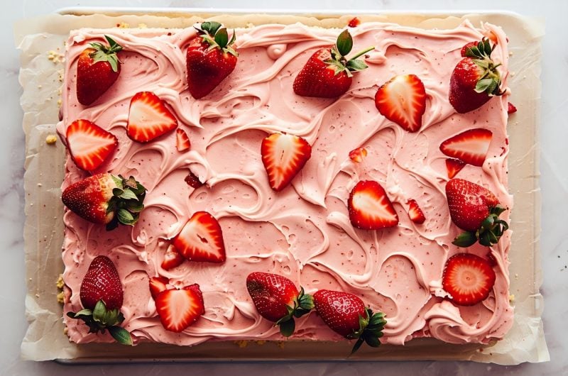 Strawberry Sheet Cake