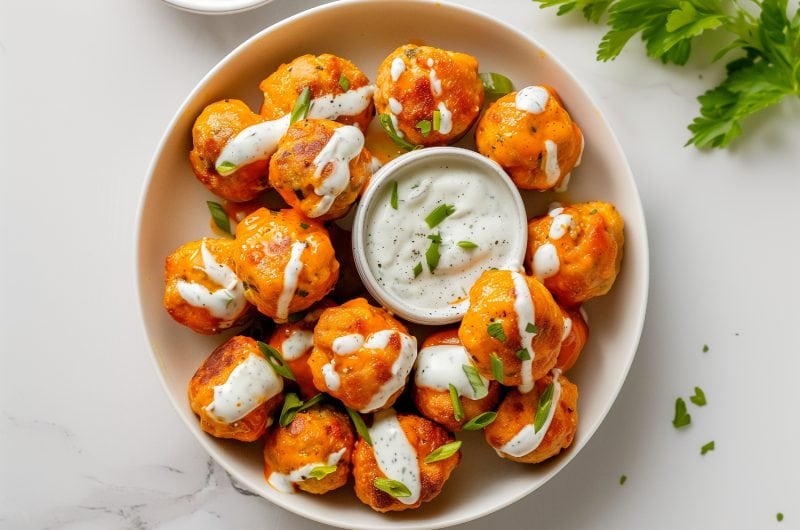 Buffalo Chicken Meatballs