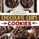 Double chocolate chip cookies