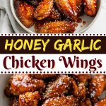 Honey Garlic Chicken Wings