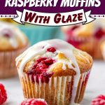 Lemon Raspberry Muffins with Glaze