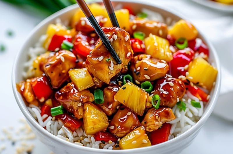 Pineapple Chicken Stir-Fry 