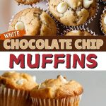 White chocolate chip muffins