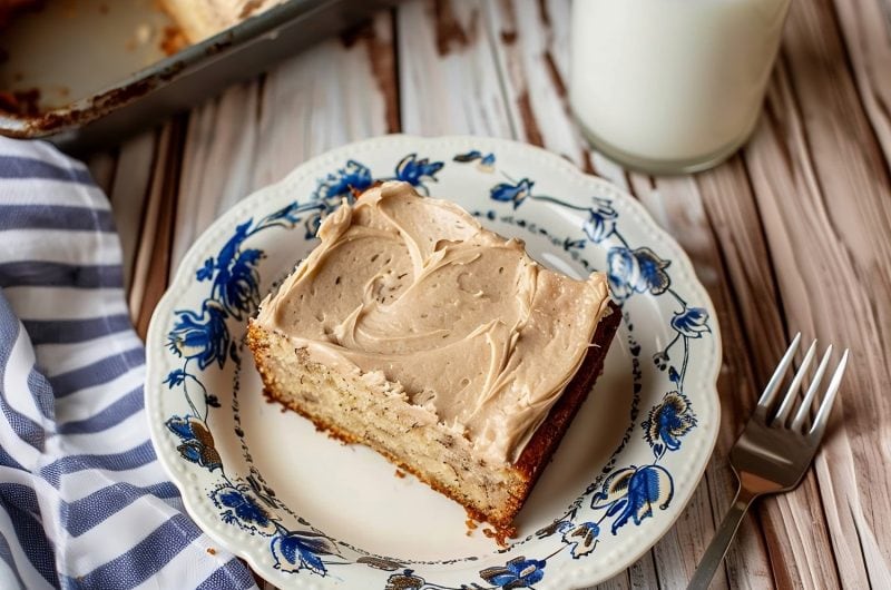 Banana Bread Bars with Brown Butter Frosting