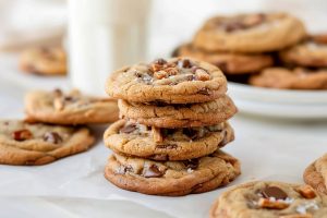 Brown Butter Toffee Chocolate Chip Cookies