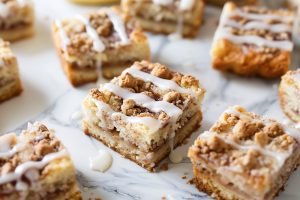 Coffee Cake Banana Bread Squares