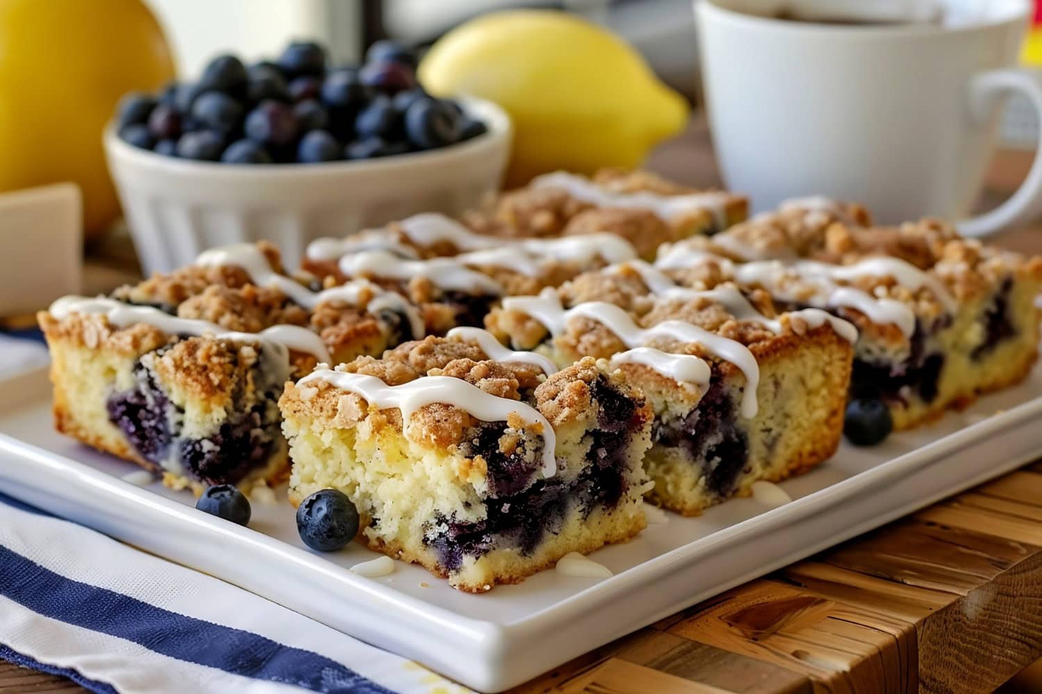 Lemon Blueberry Coffee Cake