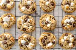 Marshmallow Chocolate Chip Cookies