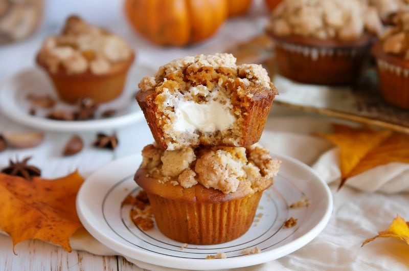 Pumpkin Cream Cheese Muffins