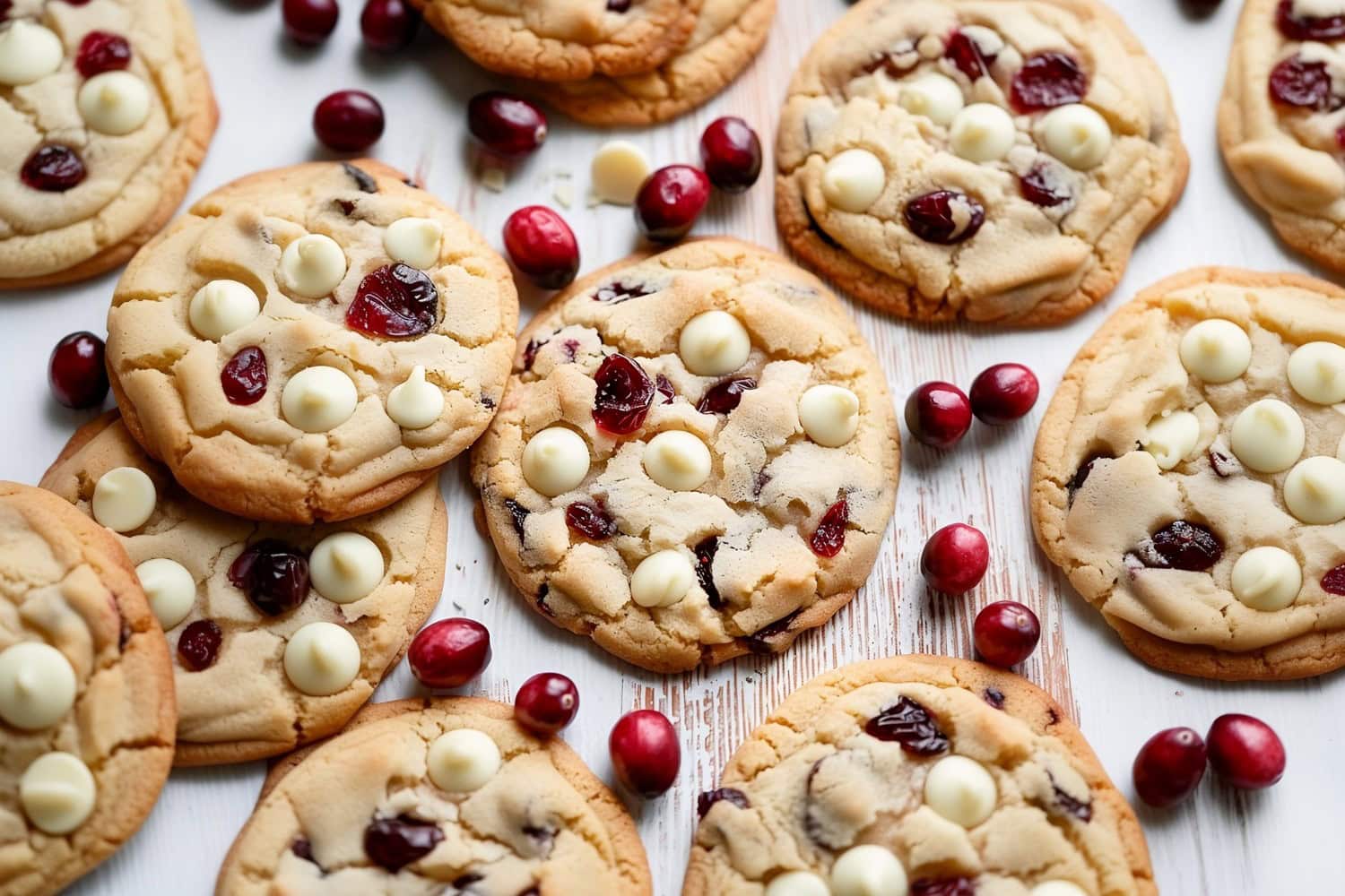 White Chocolate Cranberry Cookies