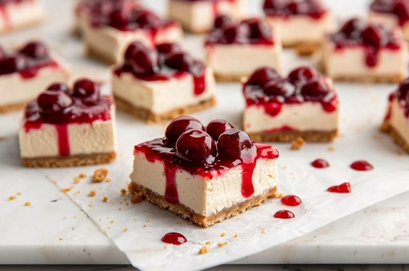 Cherry Cheesecake Bars