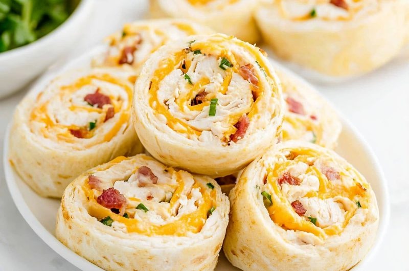 Chicken Bacon Ranch Pinwheels