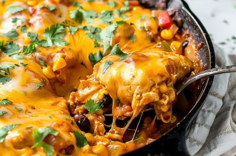 Chicken Enchilada Skillet