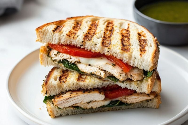 Grilled Chicken Panini Sandwich