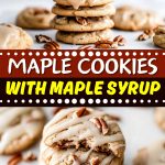 Maple Cookies with Maple Syrup