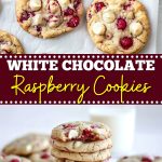 White Chocolate Raspberry Cookies