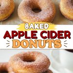 Baked apple cider donuts.