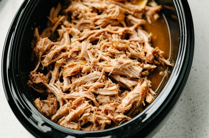 Slow Cooker Apple Cider Pulled Pork