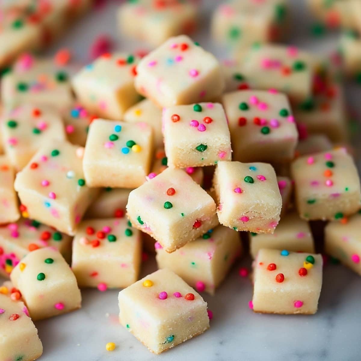 Funfetti Shortbread Bites