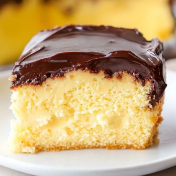 Boston Cream Pie Poke Cake Recipe