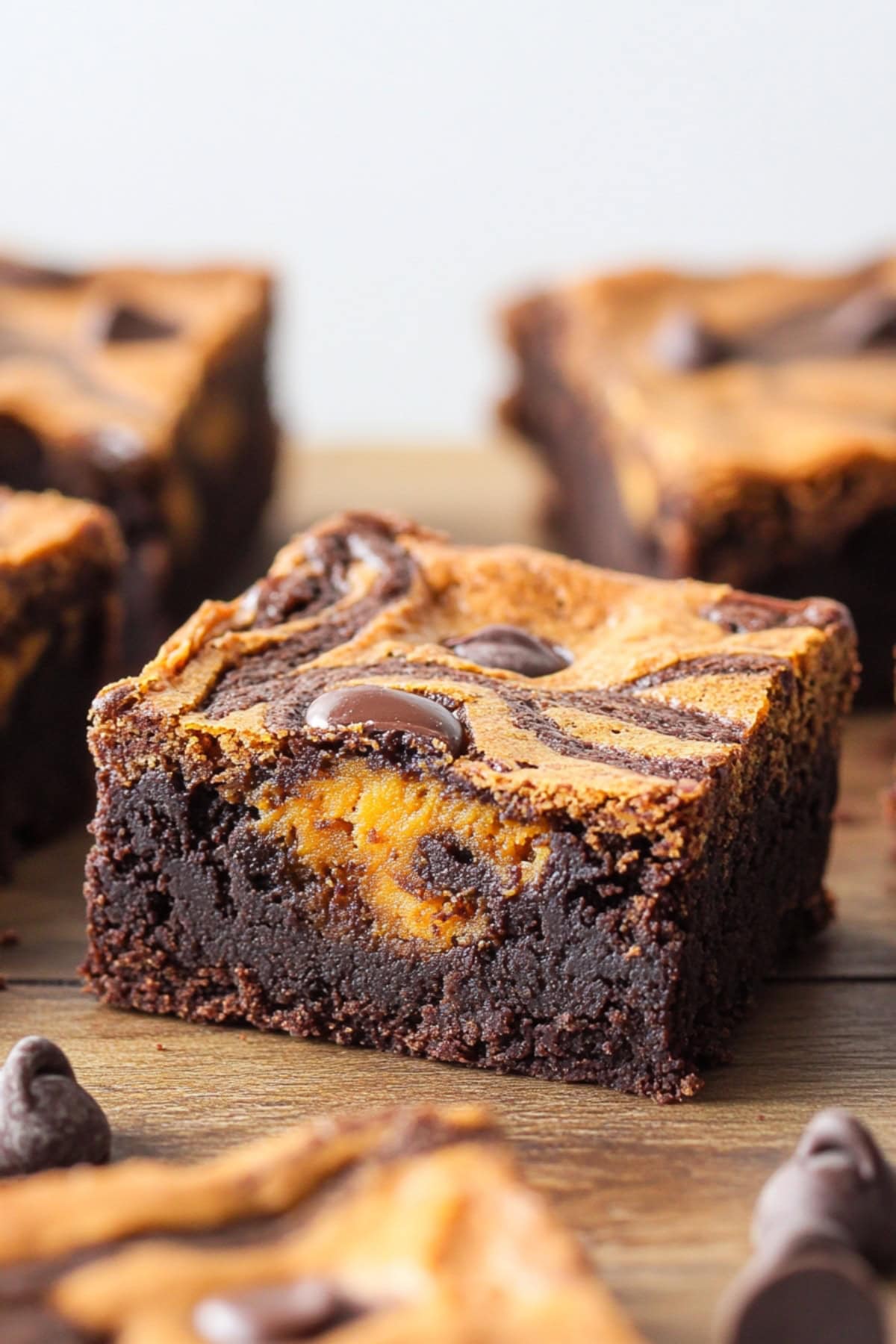 Super fudgy Pumpkin Brownies