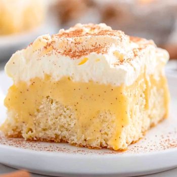 Eggnog Poke Cake