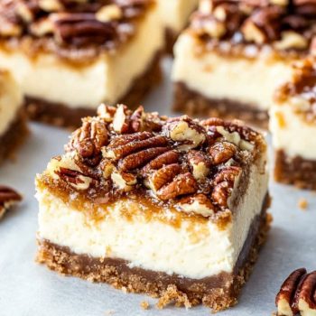 Pecan Pie Cheesecake Bars